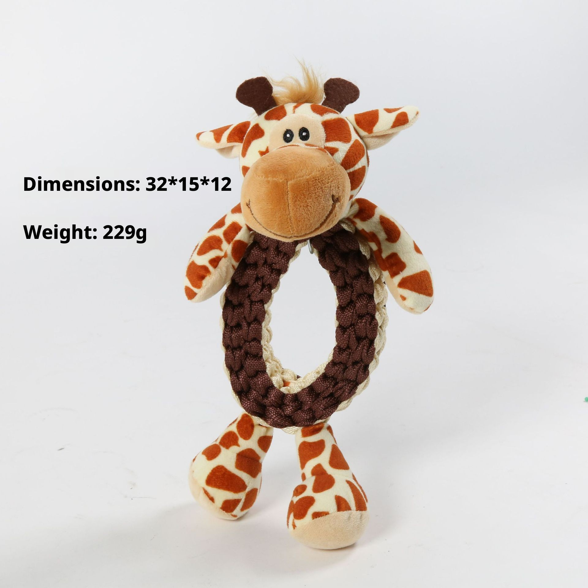 Durable Dog Tug & Chew Toy – Rope Knot with Squeaker, Perfect for Interactive Play, Teeth Grinding, and Tug-of-War