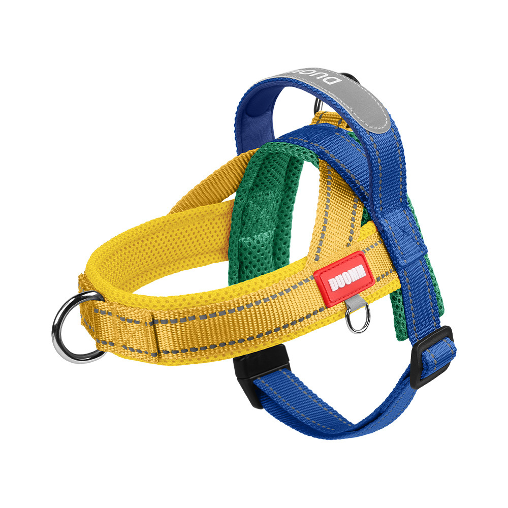 Anti-Shock Dog Harness – Reflective Saddle Vest, Escape-Proof, Outdoor Leash for Small Breeds
