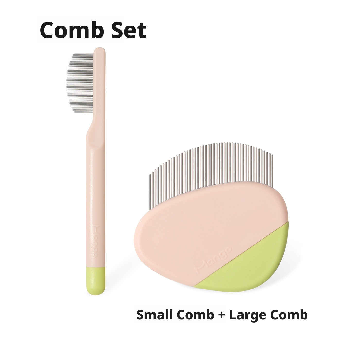 Gentle Face Grooming Comb – Removes Black Chin Dirt & Tear Stains for Cats and Dogs, Small Brush for Sensitive Eye and Mouth Areas