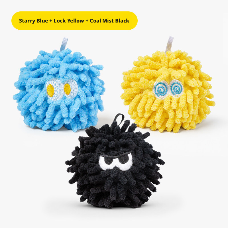 Squeaky Mop Ball Dog Toy – Durable Chew Toy for Teeth Cleaning & Boredom Relief