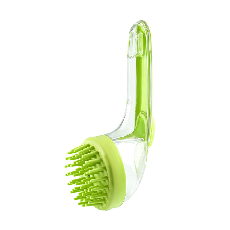 Silicone Pet Bathing Brush – Dog Cat Shower Scrubber & Massage Comb, Grooming Cleaner Tool for Deep Skin Exfoliation