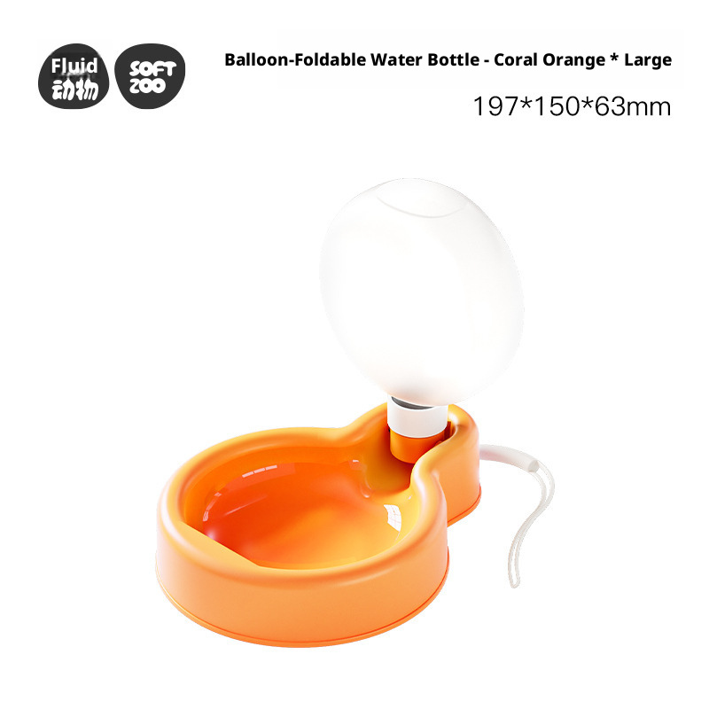 Foldable Portable Dog Water Bottle – Outdoor Travel Drinking Cup for Dogs & Cats