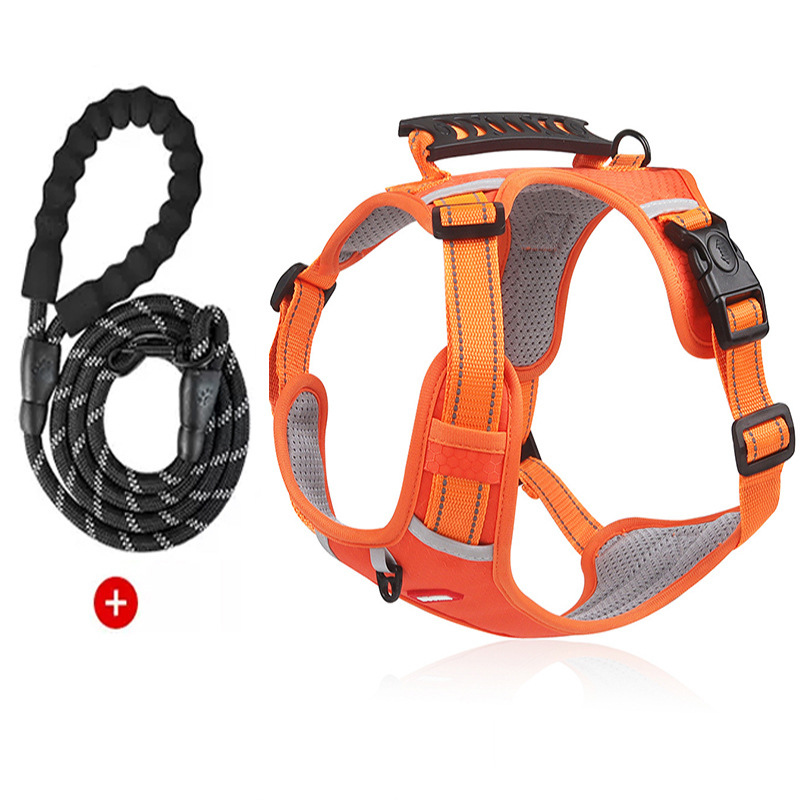 Escape-Proof Dog Harness & Leash – Vest-Style Walking Set for Medium to Large Breeds, Ideal for Shiba Inu