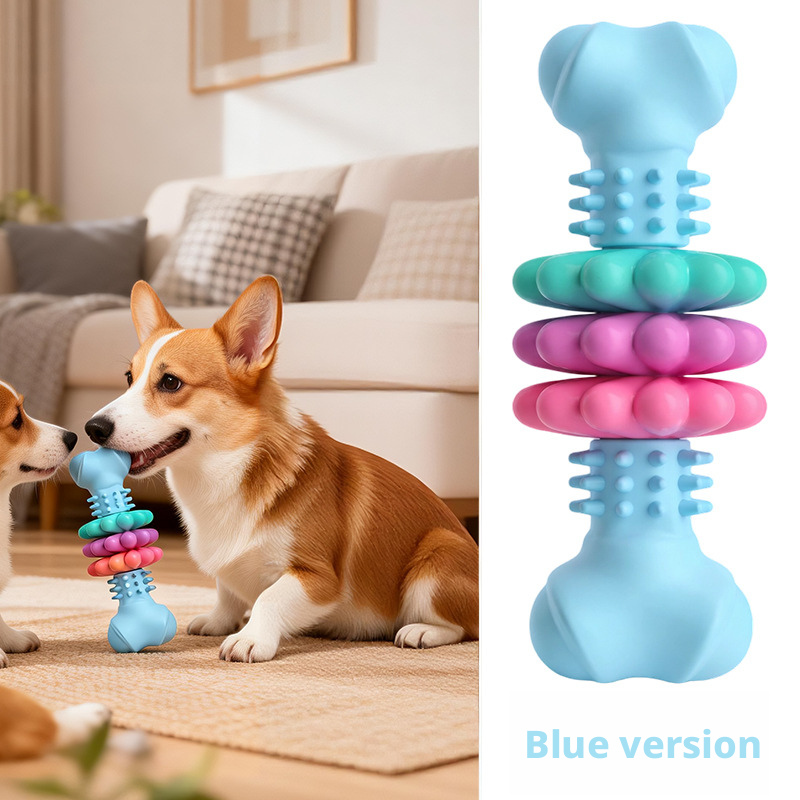 Tough & Durable Dog Chew Ball – Interactive Teeth Grinding Toy for Labrador, Great for Self-Play, Boredom Relief & Training