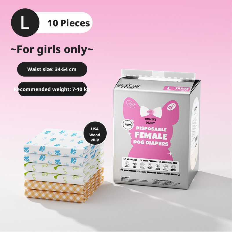 Dog Diapers & Sanitary Pants – Male/Female Pet Diapers, Pee Pads & Heat Period Panties