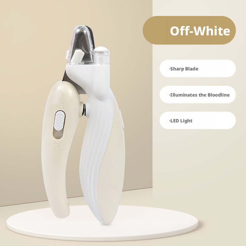 LED Pet Nail Clipper with Light – Anti-Bleeding Safety Trimmer for Cats, Dogs & Small Pets