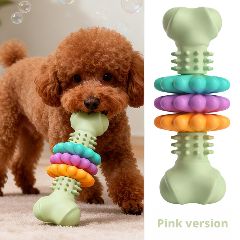 Tough & Durable Dog Chew Ball – Interactive Teeth Grinding Toy for Labrador, Great for Self-Play, Boredom Relief & Training