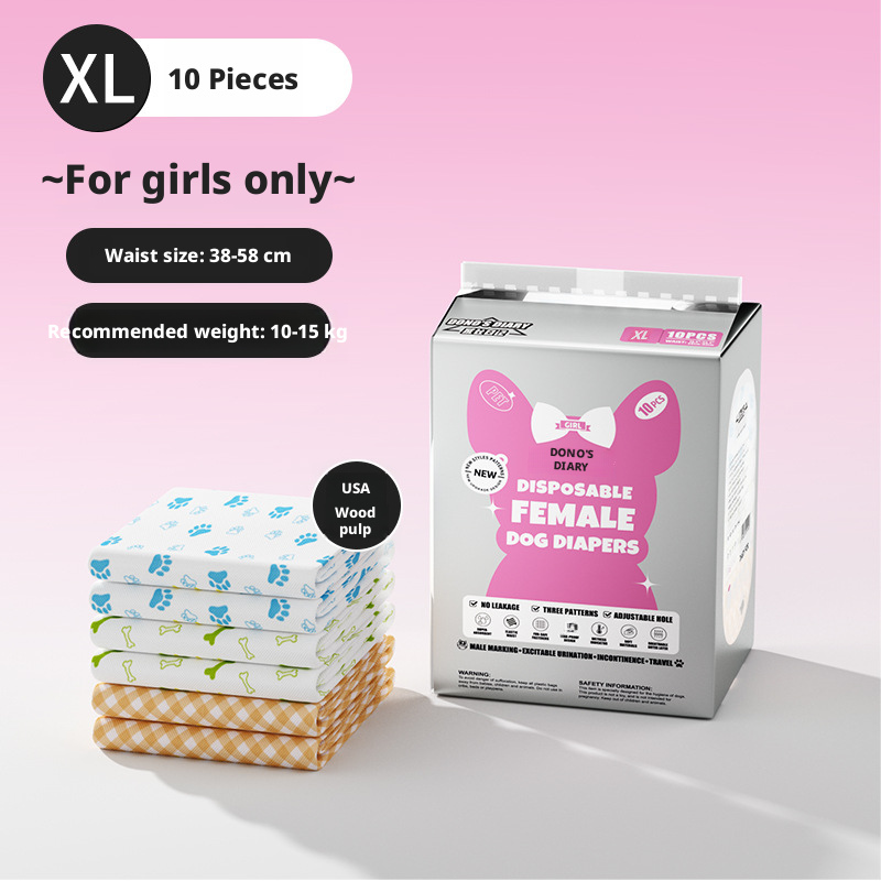 Dog Diapers & Sanitary Pants – Male/Female Pet Diapers, Pee Pads & Heat Period Panties