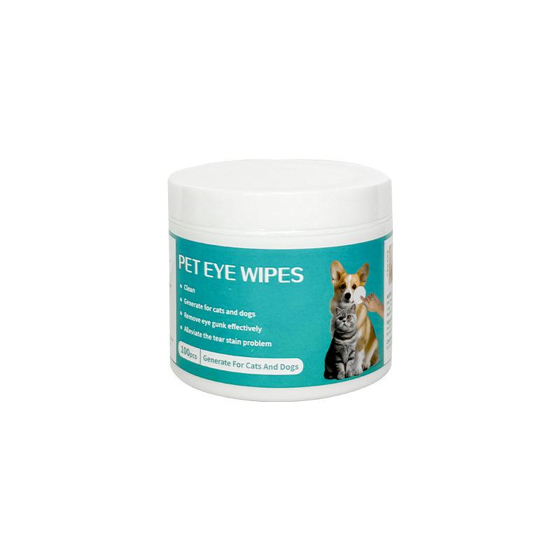 Gentle Tear Stain & Pet Eye Wipes for All Dogs & Cats ， Reduce Tear Stains