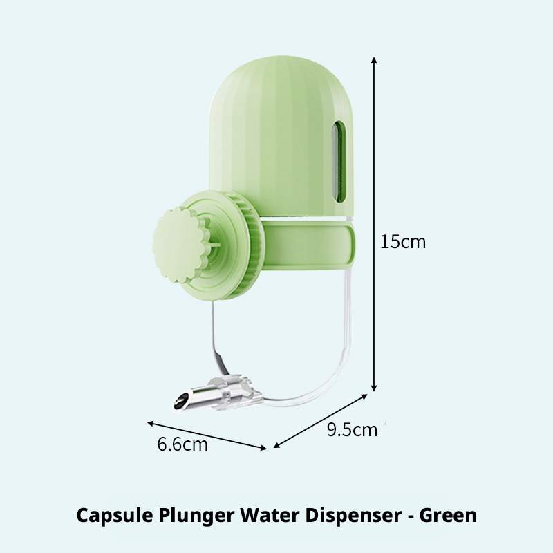 Automatic Parrot Water Feeder – No-Drip Siphon Water Bottle for Cockatiels, Large Size
