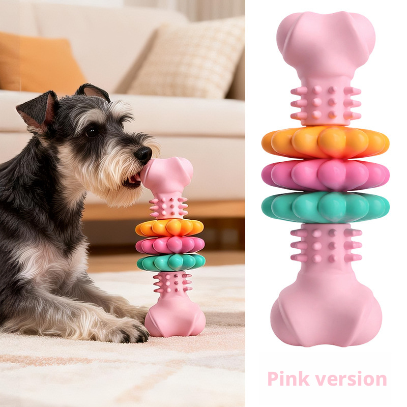 Tough & Durable Dog Chew Ball – Interactive Teeth Grinding Toy for Labrador, Great for Self-Play, Boredom Relief & Training