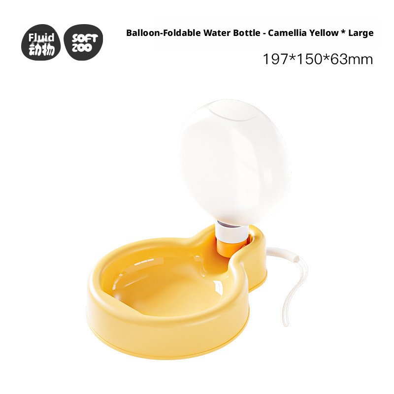 Foldable Portable Dog Water Bottle – Outdoor Travel Drinking Cup for Dogs & Cats