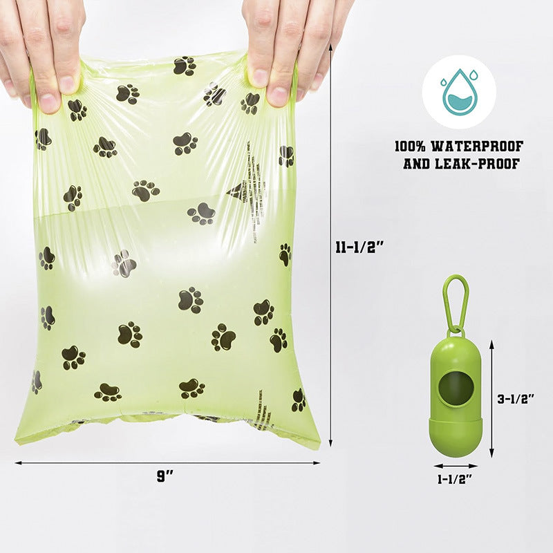 Dog Poop Bag,  Biodegradable Dog Waste Bags with 1 Dispenser, Eco-Friendly Leak-Proof Pet  | Scented