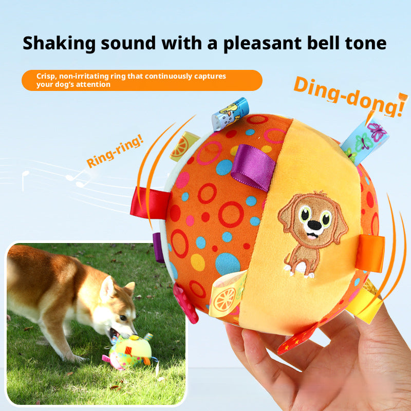 Interactive Plush Dog Toy with Squeaker – Tough & Chew-Resistant, Snuffle Mat Alternative for Scent Work & Companionship