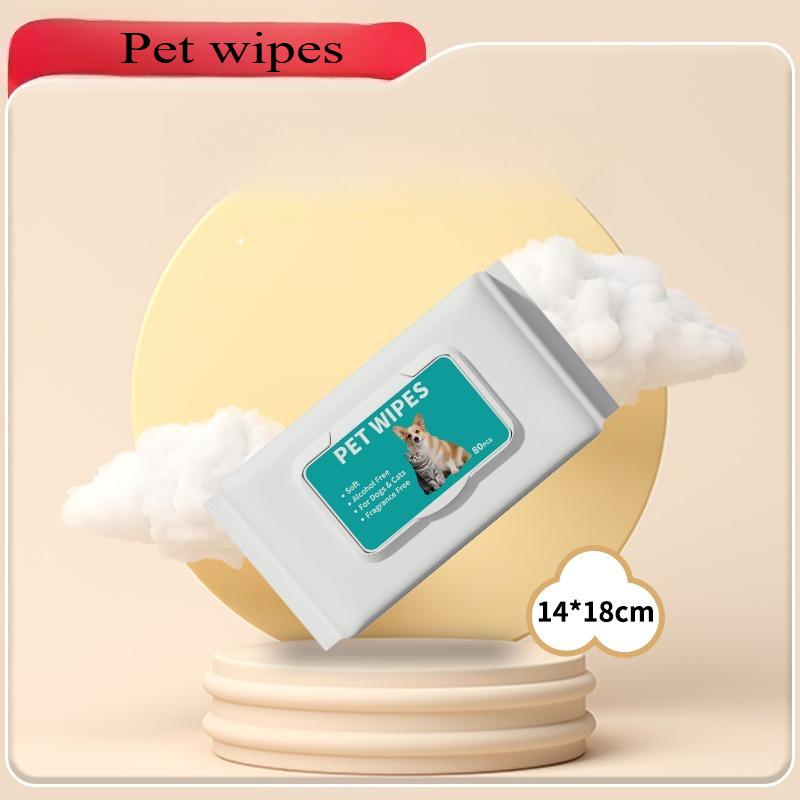 PET Wipes for Dogs & Cats,  Cleaning Deodorizing & Soothing Allergy Infections Anal Gland Wipes