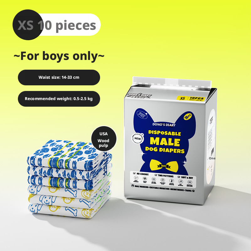 Dog Diapers & Sanitary Pants – Male/Female Pet Diapers, Pee Pads & Heat Period Panties
