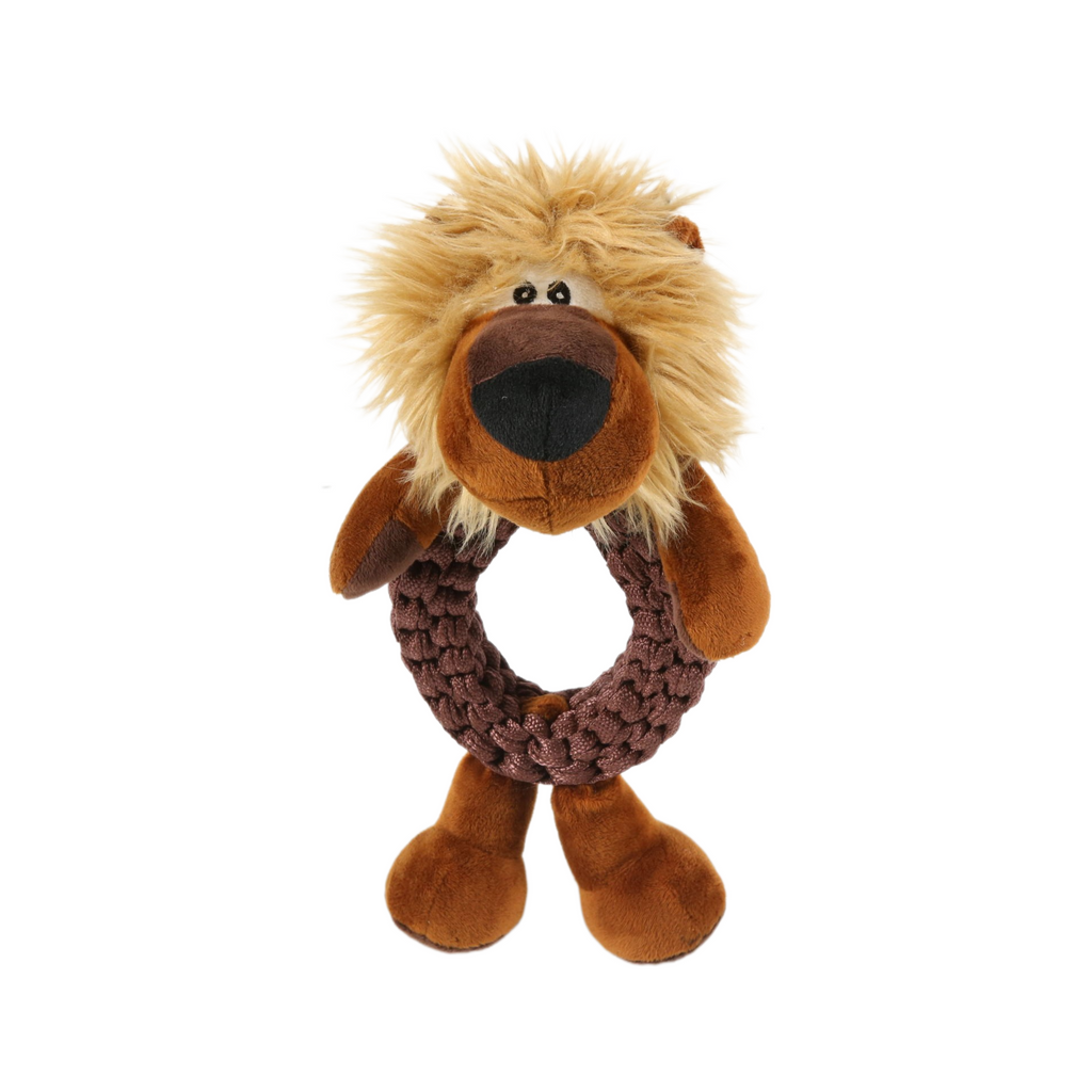 Durable Dog Tug & Chew Toy – Rope Knot with Squeaker, Perfect for Interactive Play, Teeth Grinding, and Tug-of-War